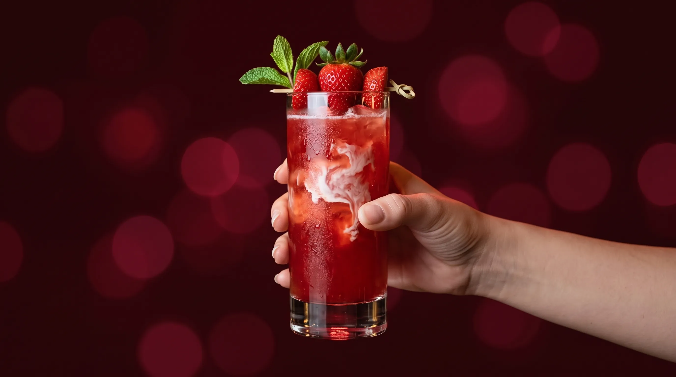 Strawberry cocktail